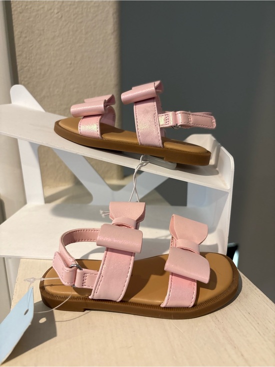 Cat & Jack Other - Toddler Girls' Ruby Bow Sandals Pink - Cat & Jack Toddler Child Size 6 NEW
